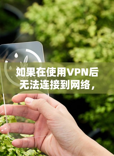 如果在使用VPN后无法连接到网络,可能是因为以下原因