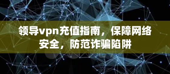 领导vpn充值指南,保障网络安全,防范诈骗陷阱 领导vpn充值指南,保障网络安全,防范诈骗陷阱