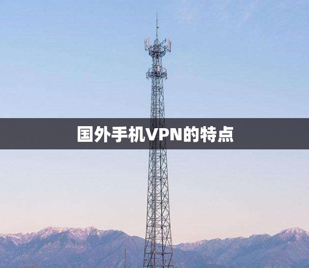 国外手机VPN的特点 国外手机VPN的特点