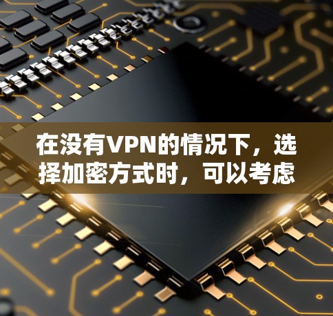 在没有VPN的情况下,选择加密方式时,可以考虑以下几种方法,但需要结合自身需求和安全环境来选择 在没有VPN的情况下,选择加密方式时,可以考虑以下几种方法,但需要结合自身需求和安全环境来选择
