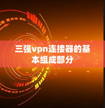 三强vpn连接器的基本组成部分 三强vpn连接器的基本组成部分