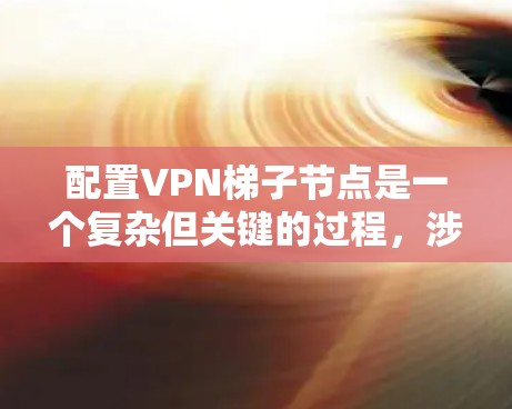 配置VPN梯子节点是一个复杂但关键的过程,涉及多个方面以确保网络的安全和合规性。以下是详细步骤 配置VPN梯子节点是一个复杂但关键的过程,涉及多个方面以确保网络的安全和合规性。以下是详细步骤